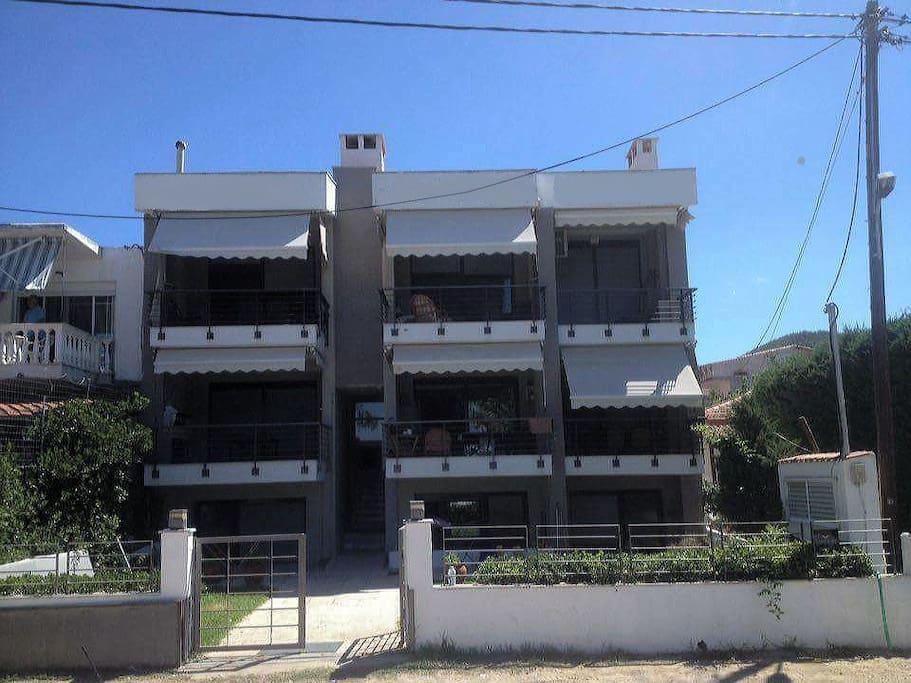 Two-Storey Beachfront Maisonette Toróni Kültér fotó